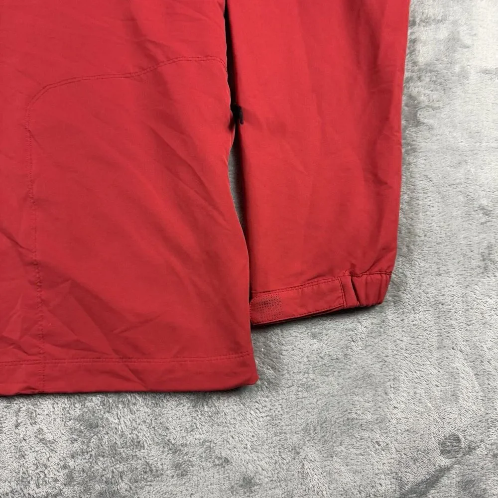 Nike Golf‎ Windbreaker Jacket Lightweight Mens Size Large Red Full Zip Mock Neck
